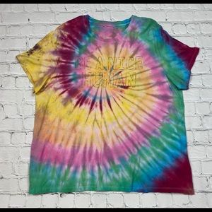 One of a Kind “Be a Kind Human” Tie Dye